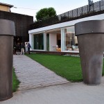 Ripatransone ricevimento inaugurazione mostra: 31-07-2010_ Le Caniette dettaglio ingresso