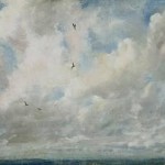 Clouds study with birds in flight Clouds study with birds in flight