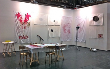 Denisa Lehocká, installazione Viennafair 2011, courtesy Gandy Gallery