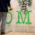 Ludo. Preparazione mostra. Courtesy Aude Fourel