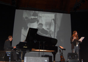 Patti Smith e Philip Glass, foto Manuela De Leonardis