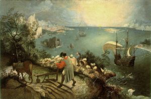 Bruegel Pieter de Oud. De val van icarus