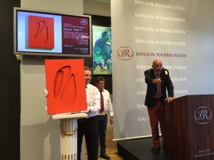 Paolo Scheggi, Intersuperficie curva dal rosso,.