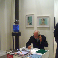 Marco Noire al lavoro, foto di Paolo Di Pasquale