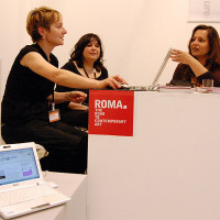26 maggio 2010 art a part of cult(ure) webstation: Giampaola Marongiu, Isabella Moroni, Barbara Martusciello, foto di Manuela De Leonardis