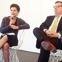 26 maggio 2010 press conference: Shara Wasserman, Roberto Casiraghi, foto di redazione
