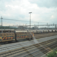 Viaggio sul treno pendolare Zurigo Basilea