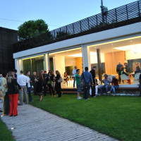 Ripatransone 31-07-2010 sera, Inaugurazione mostra sede Le Caniette
