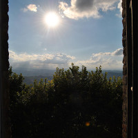 Ripatransone panorama da finestra