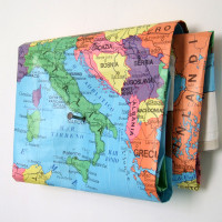 Materia prima (Raw material), 1994-2008, Geograpich map, Nail of cm.10, cm 21X30X6,5