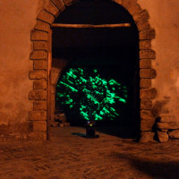 Over the Noise Floor, Video installation w/ 5.1 Surround Sound, endless loop, 2007, Installation view at Palazzo Cantisani, Latronico (IT).