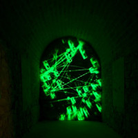 Over the Noise Floor, Video installation w/ 5.1 Surround Sound, endless loop, 2007, Installation view at Castello Svevo, Trani (IT).