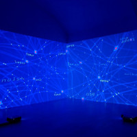 Relational Domain, Video w/o sound, endless loop, 2005. Ed. of 5. installation view at v.m.21 artecontemporanea Gallery, Roma.