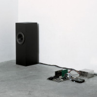 Breathless, 2000, Installation: Electronic Boards, CPU, Software, Synthetic Voice.