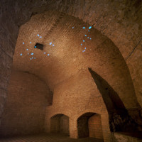 Volatile, 2001, Installation view at Castel Sant'Elmo Museum, Napoli.