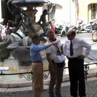 Woody Allen gira a Roma, immagini courtesy: Stefano Esposito