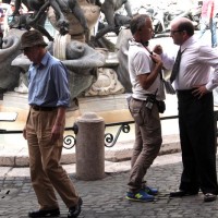 Woody Allen gira a Roma, immagini courtesy: Stefano Esposito