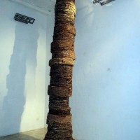 Mi sei mancata fino a ieri . 150x700 cm . Palma . 2011