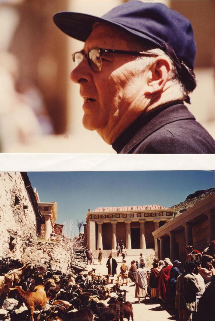 Rossellini, set Socrate, Spagna_ ph Giusto Puri Purini