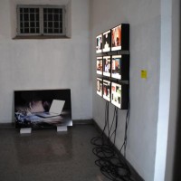 Jarach gallery_ particolare allestimento e opere Yamada Hanakoe