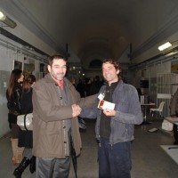 Maco Bernardi e Gianni Piacentini con il Premio retina