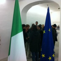 Mostra galleria Furini Roma _ panoramica allestimento, opere e vernissage (18 novembre 2011)_ ph Manuel Anselmi