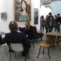 Si fa salotto sotto il sorriso della Gioconda ad Artissima 2011.jpg