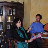 Isabella Moroni e relatore ph: B. Martusciello, G. Marongiu, L. Barberini Boffi