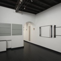 Paolo Cotani, La Tensione del segno. veduta della mostra. Delloro Arte Contemporanea, Roma 2011