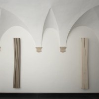 Paolo Cotani, La Tensione del segno. veduta della mostra. Delloro Arte Contemporanea, Roma 2011