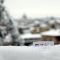 art a part of culture sulla neve a Roma, foto di Laura Ottaviantonio