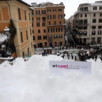 art a part of culture sulla neve a Roma, foto di Barbara Martusciello