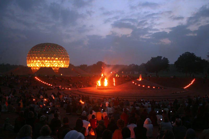 matremandir progettato dall'architetto Roger Auger