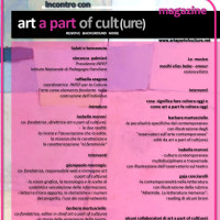 art a part all'Istituto Nazionale Pedagogia Familiare, locandina