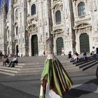 Performance al Duomo di Milano - Paolo Consorti - a cura di Antonio Arevalo