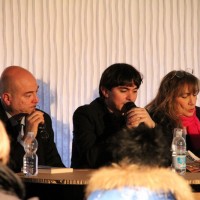Marco Alemanno con Aldo Cazzullo e Piera Degli Esposti - ph. Chiara Pasqualini