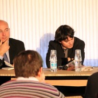 Marco Alemanno con Aldo Cazzullo e Piera Degli Esposti - ph. Chiara Pasqualini