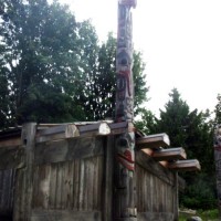 Vancouver - Museo Antropologia - Abitazione Haida