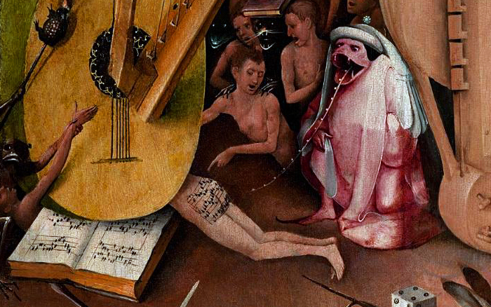 Hieronymus Bosch, Garden of Earthly Delights tryptich, centre panel detail