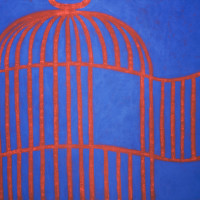 Tandoori Satori (Music) 2003-2004 cm. 172,7x198,1; tempera e olio su lino