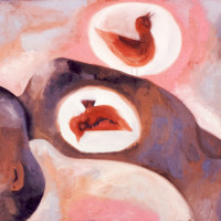 Origin 2004 cm. 76,2x101,6 olio su lino