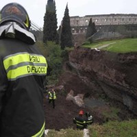 Il crollo della Domus Aurea di Roma