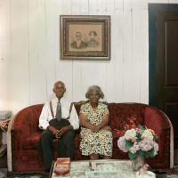 Albert Thornton e sua moglie,Mobile, Alabama, 1956