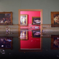 David LaChapelle. Dopo il diluvio (After the deluge). Roma, Palazzo