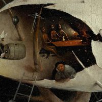 Hieronymus Bosch - The Garden of Earthly Delights - Hell (1490 - 1510) - Detail