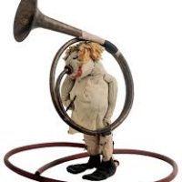 immagine per Alexander Calder, Piccolo clown-trombettista, dal Calder's circus, Whitney Museum NY 1926-31