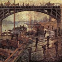 immagine per Claude Monet, Lavoratori del carbone (scaricatori), olio su tela, s.d.