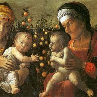Andrea Mantegna, Sacra Famiglia e famiglia del Battista, Mantova