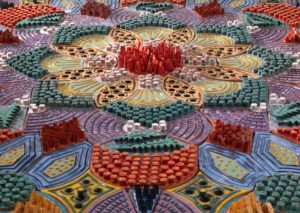 immagine per Mandala, installazione in ceramica, di Clara Geresio