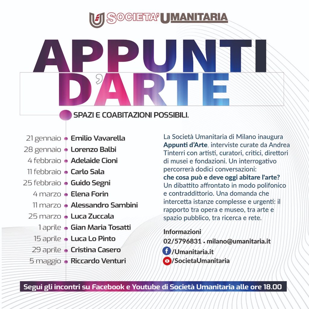 immagine per Le interviste di Andrea Tinterri